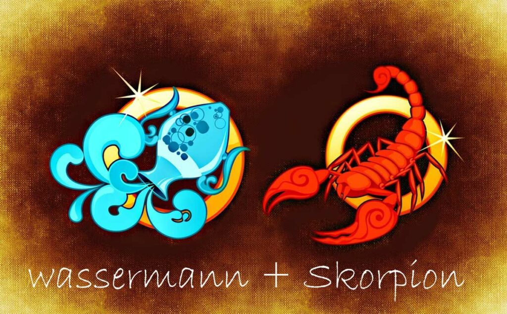 Faszinierend Skorpion Mann Wassermann Frau Ebenbild