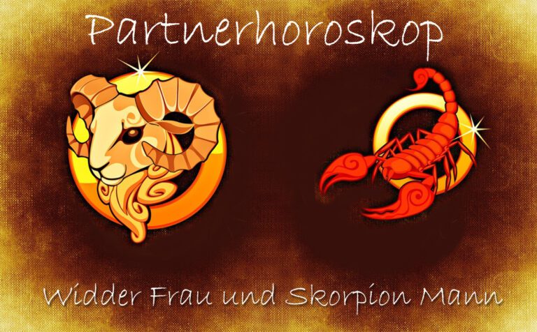 Widder Frau und Skorpion Mann